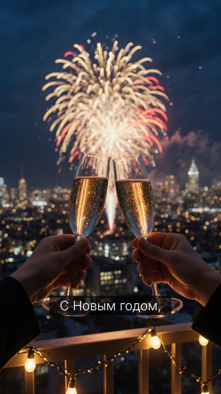 С Новым годом, Аня и Максим!