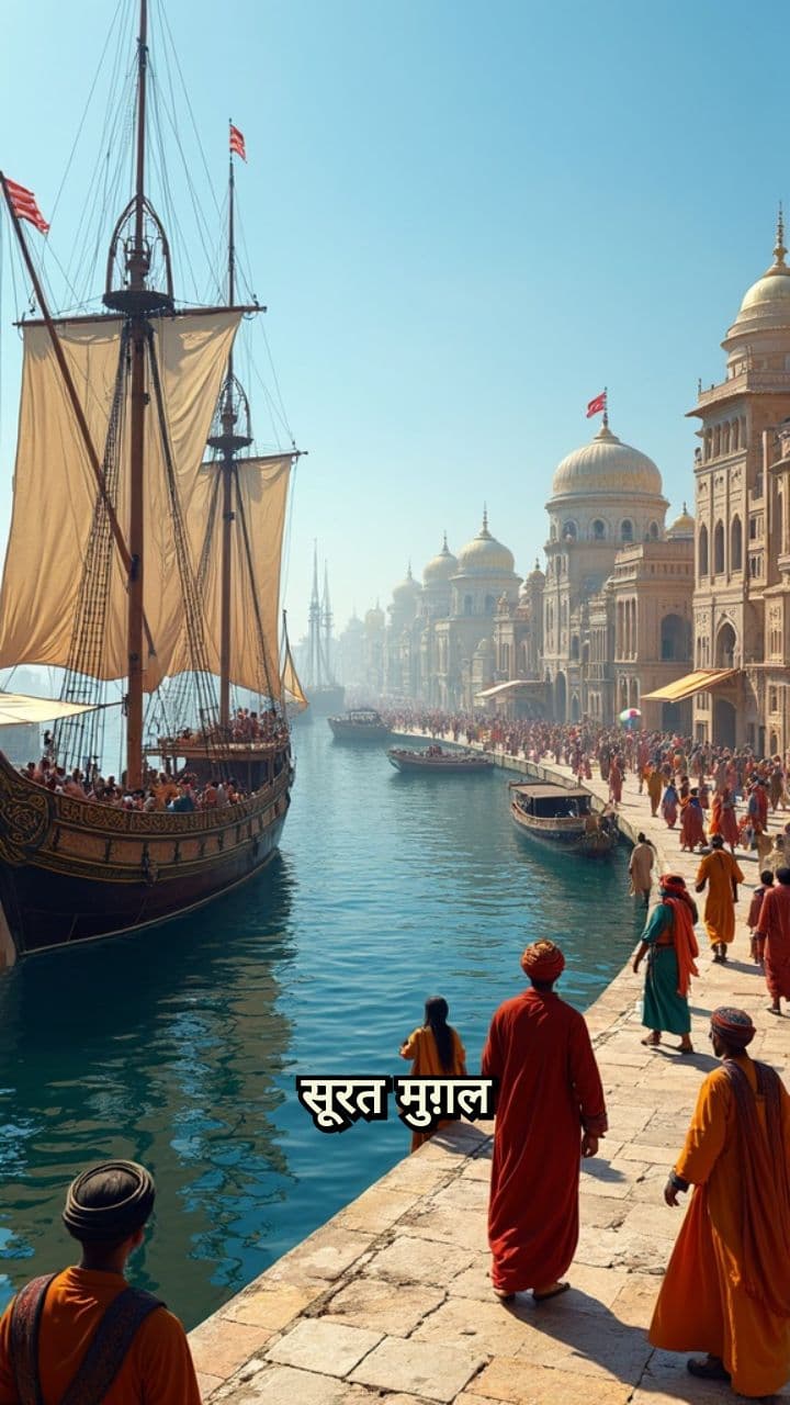 सूरत: मुग़ल काल का व्यापारिक केंद्र