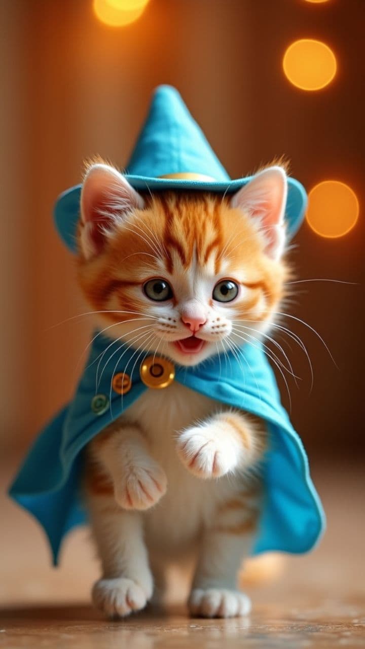 Dancing Magician Kitten