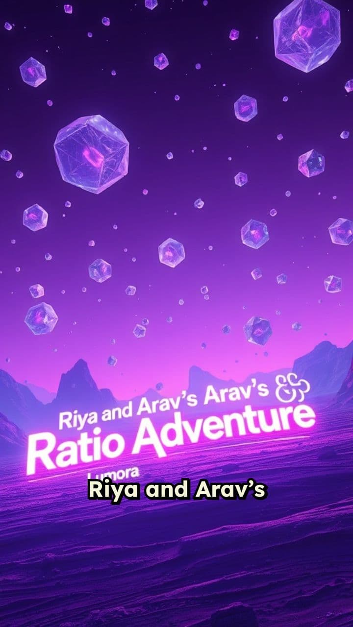 Riya and Arav's Ratio Adventure