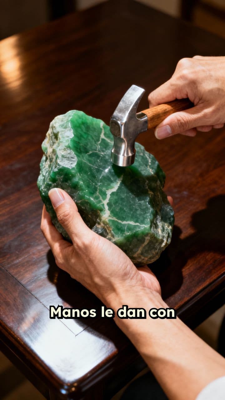 Martillo y jade: ASMR en acción