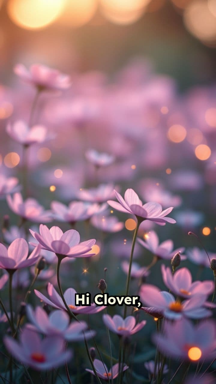 A Message for Clover