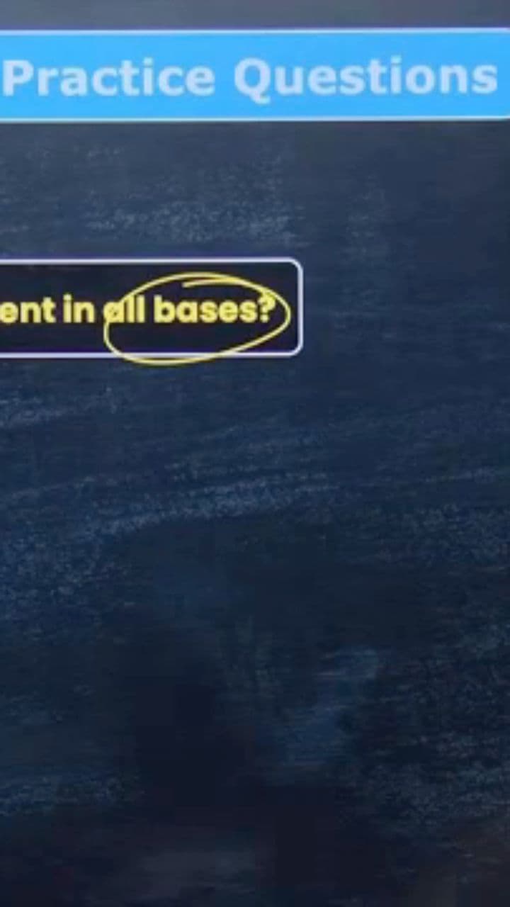 What's The Common Ion in All Bases?