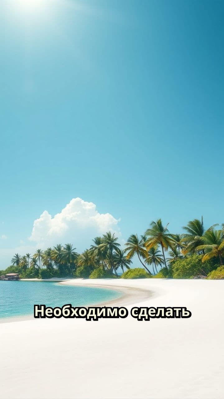 Выбор бьюти-продукта на острове