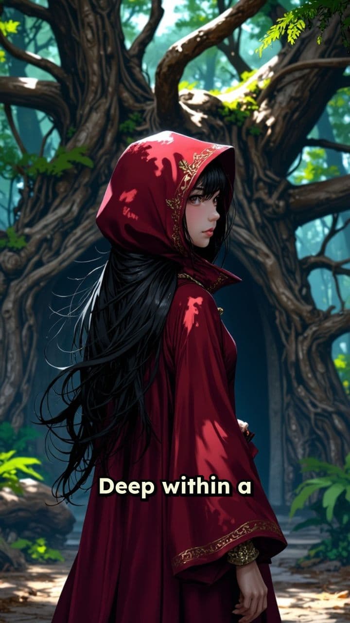 The Scarlet Cloak and the Enchanted Forest