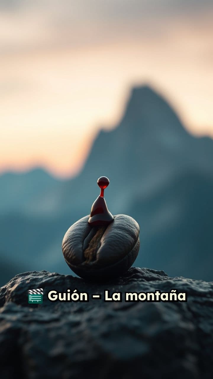 La montaña que sangra café