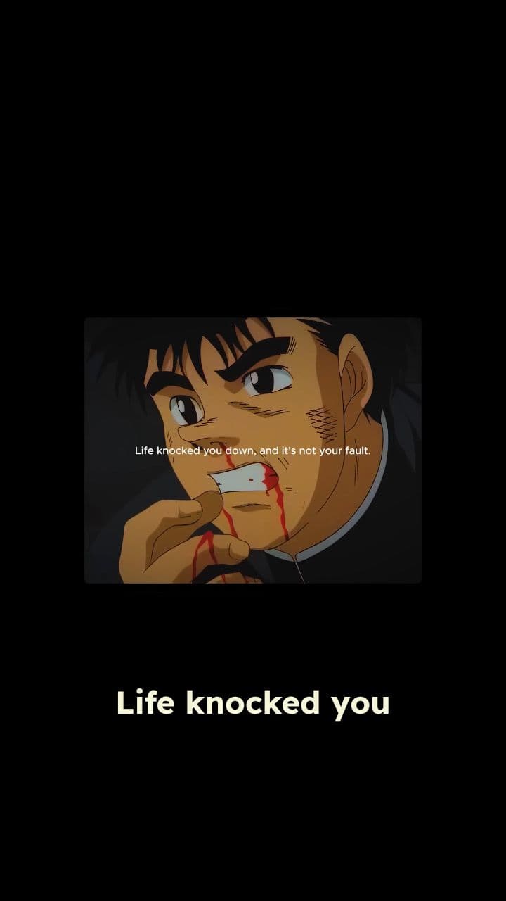 It's Your Fault If You Stay Down