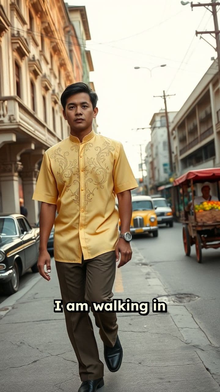 Walking Through 1970s Old Manila