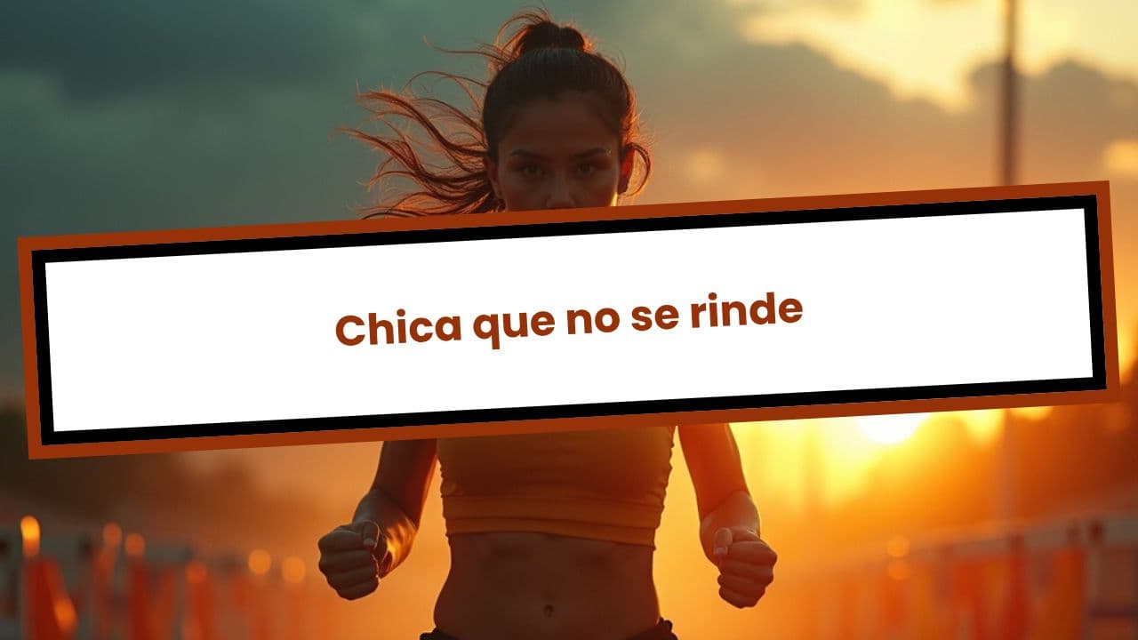 Chica que no se rinde