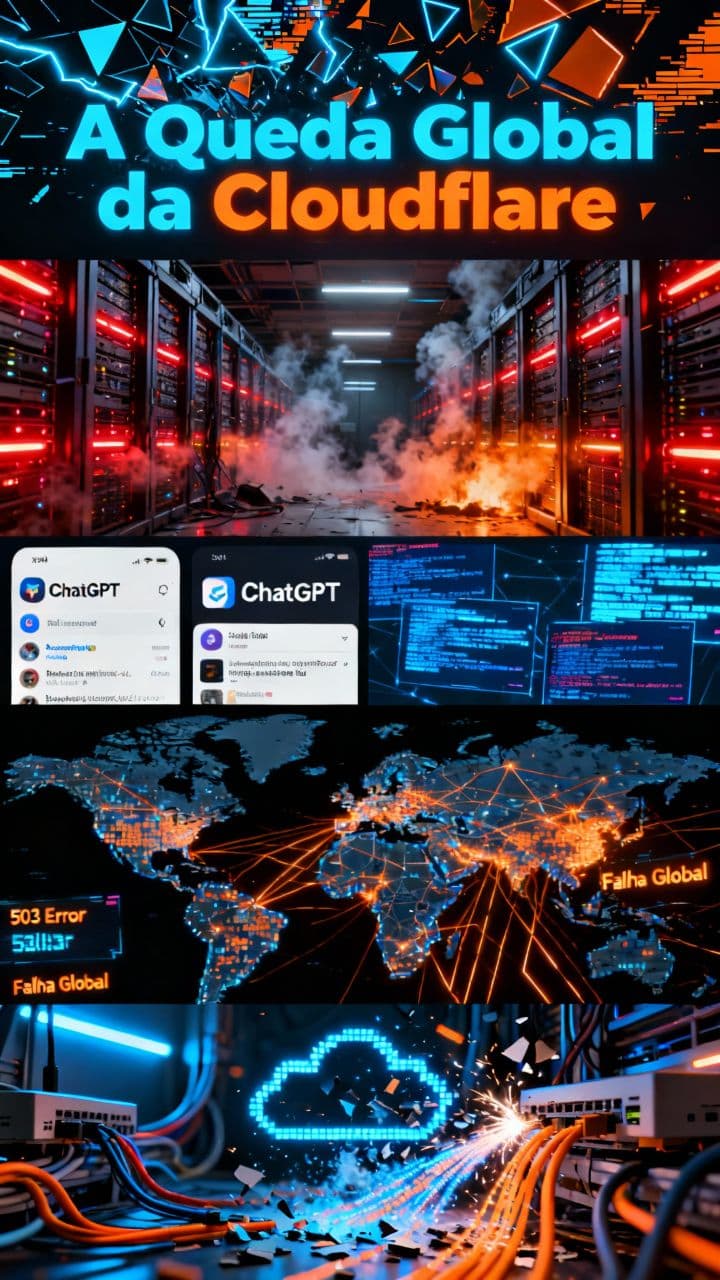 A Queda Global da Cloudflare