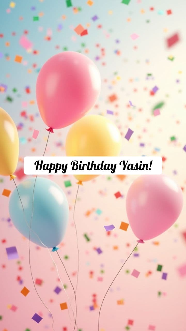 Birthday Wishes for Yasin