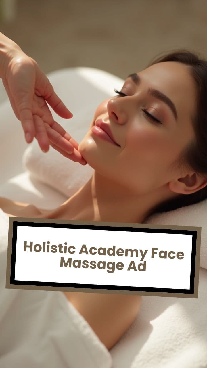 Holistic Academy Face Massage Ad