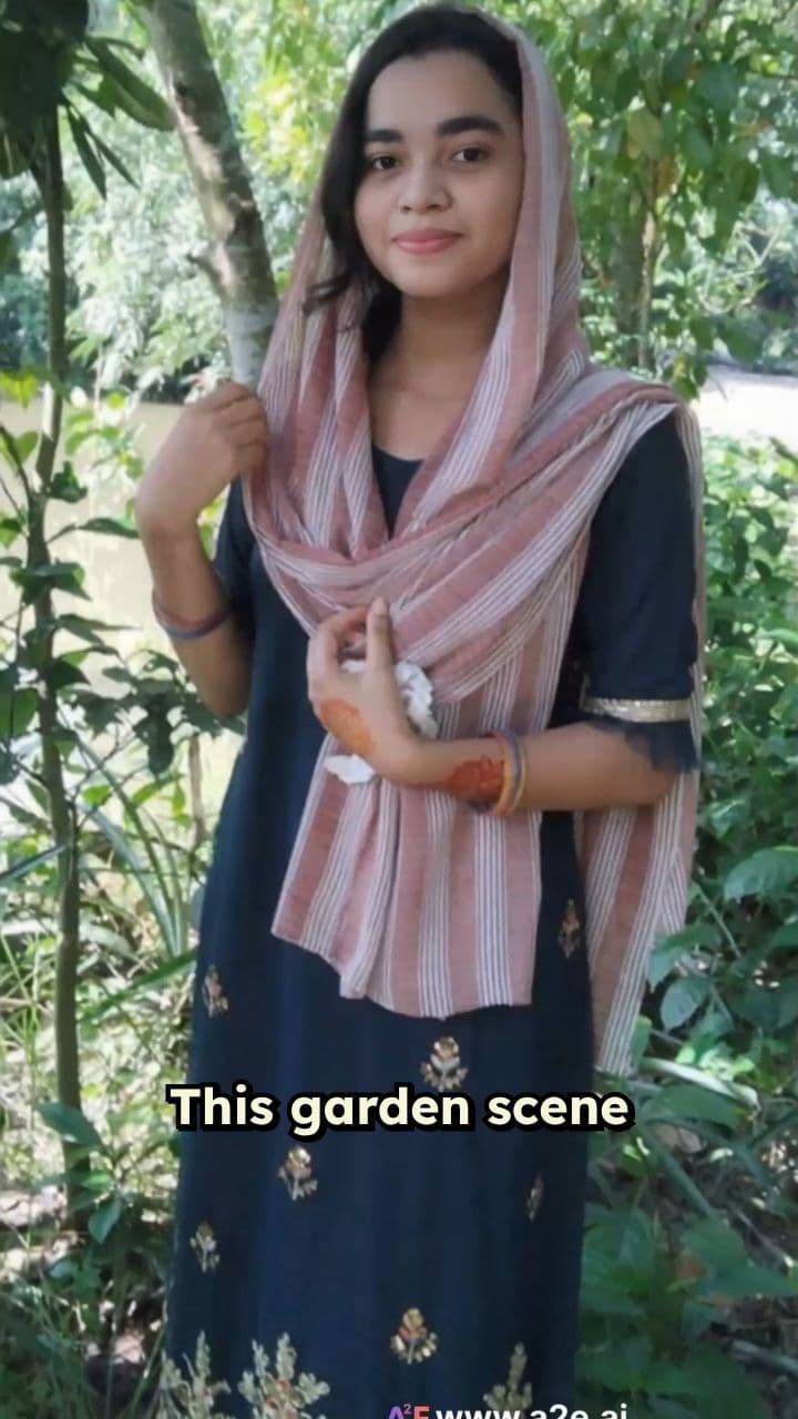 Unexpected Twist in Garden Scene