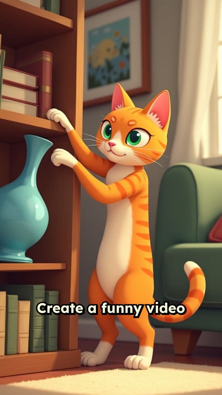 Mischievous Cat's Hilarious Home Adventures