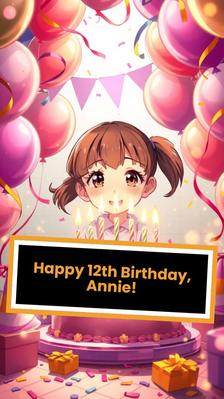 Happy 12th Birthday, Annie!