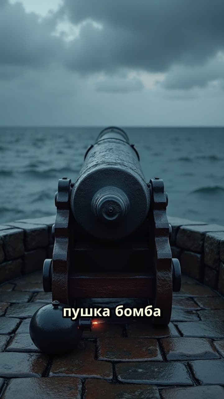 Пушка и бомба