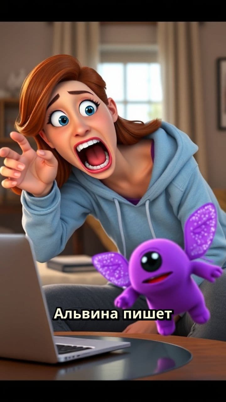 Крик Альвины в квартире