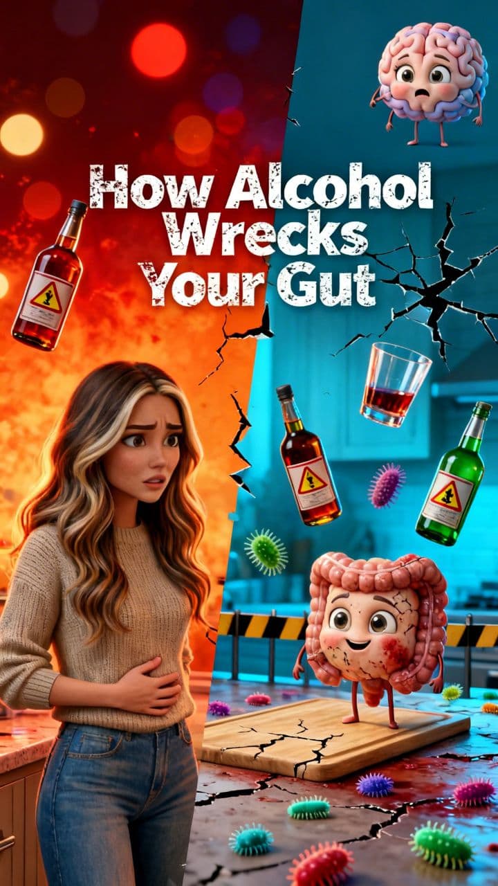 How Alcohol Wrecks Your Gut