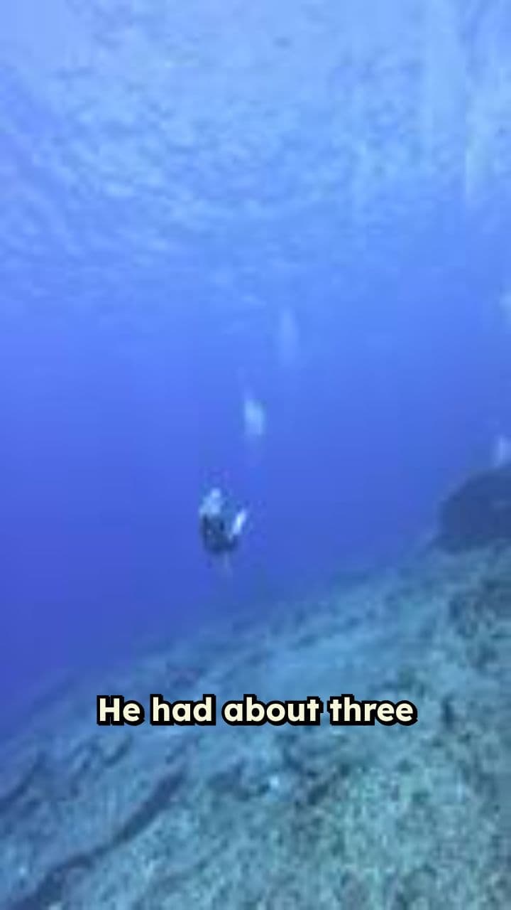 An Impossible Choice 90 Feet Down