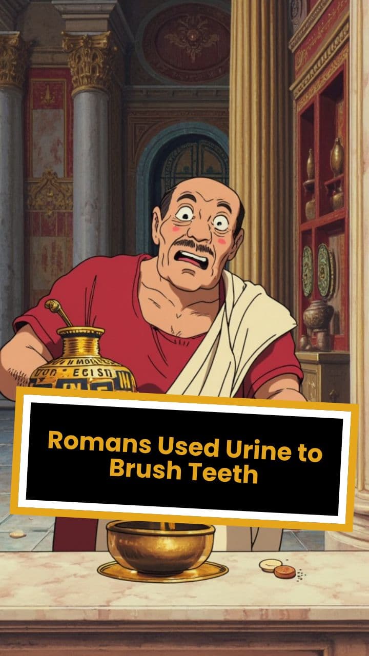 Romans Used Urine to Brush Teeth