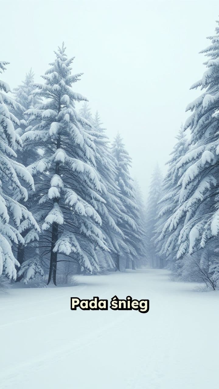 Świąteczna magia w zimowej wiosce