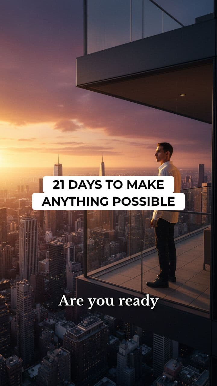 21 Days to Make Anything Possible