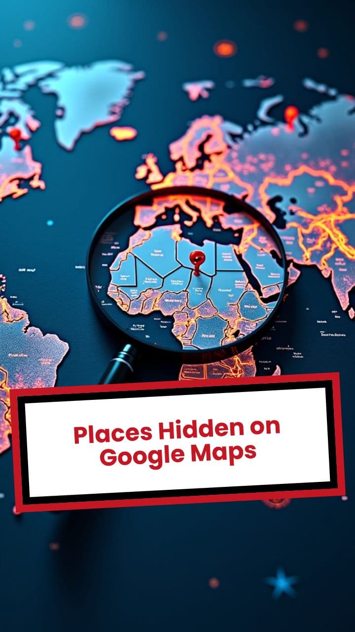 Places Hidden on Google Maps