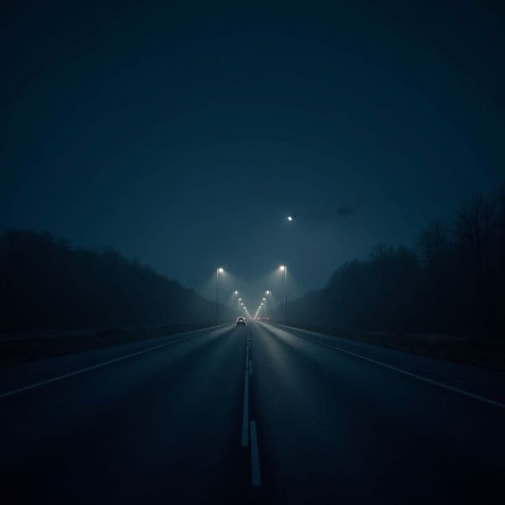 Chaos on the A149 Christmas Eve