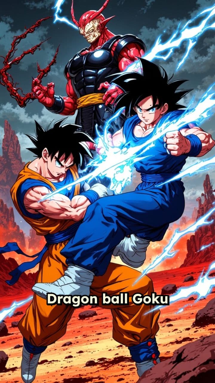 Goku e Vegeta contra Vecna em anime