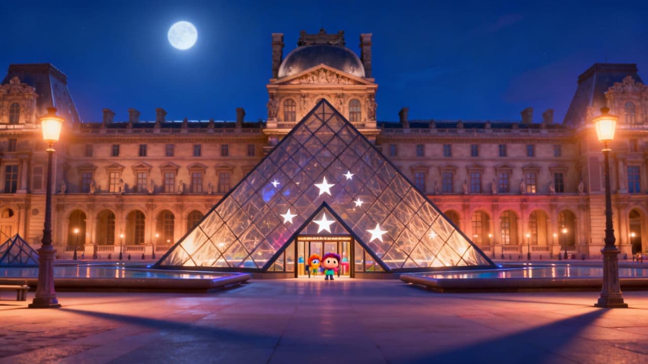 Klejnoty z Luwru w mroku