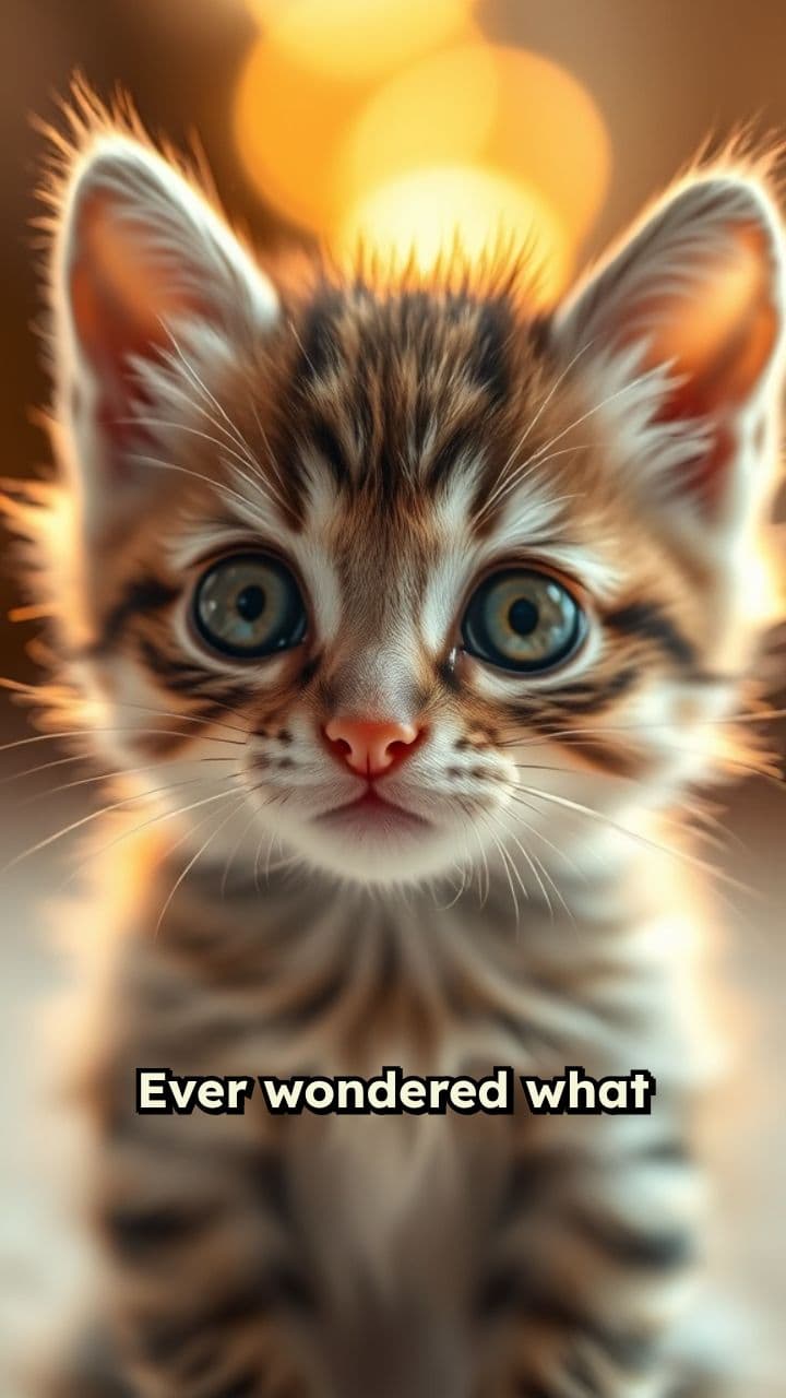 Adorable Kitten Close-Up