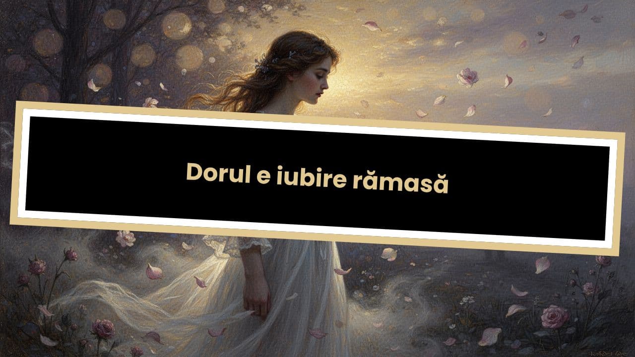 Dorul e iubire rămasă