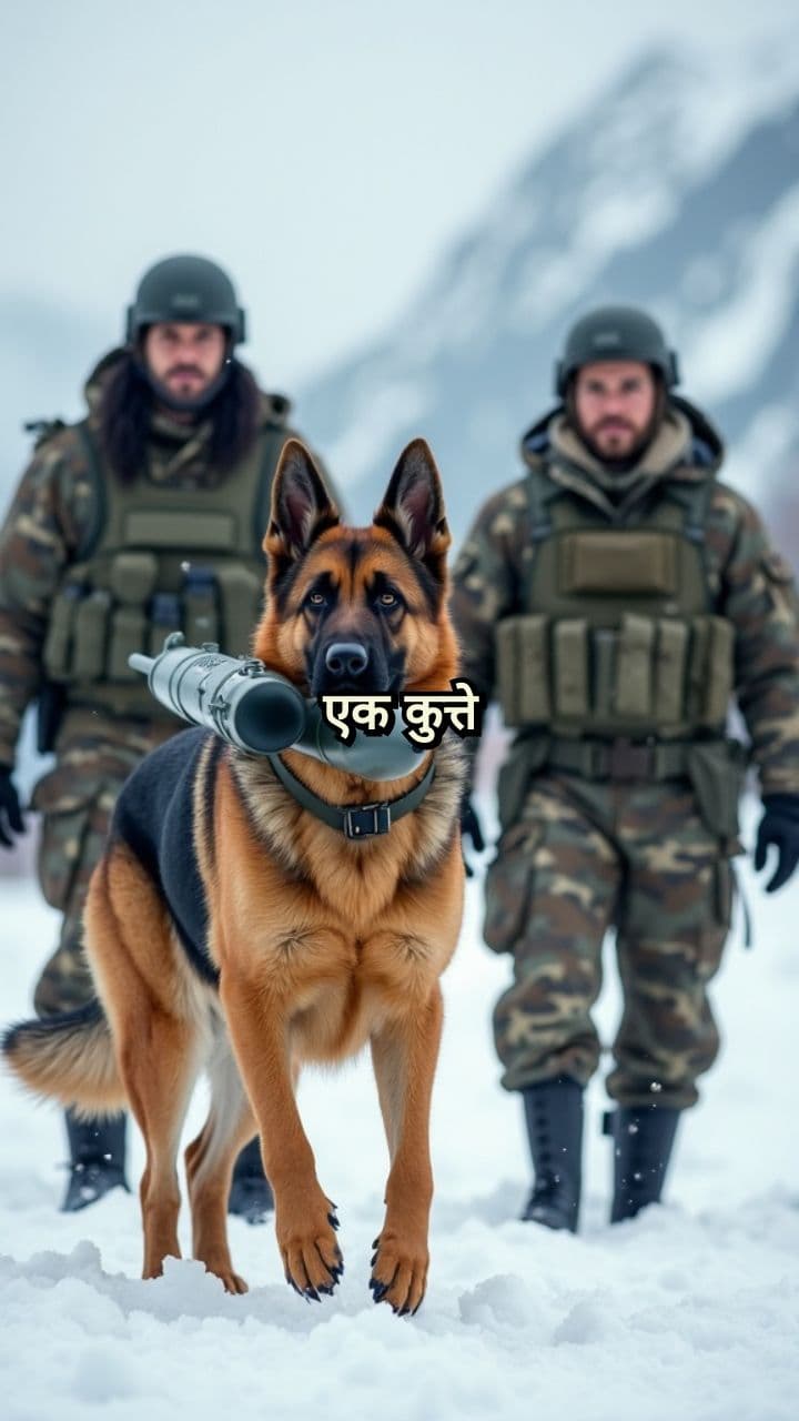 कुत्ते की बहादुरी से आतंकवादियों का खात्मा