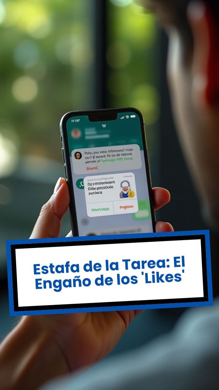 Estafa de la Tarea: El Engaño de los 'Likes'