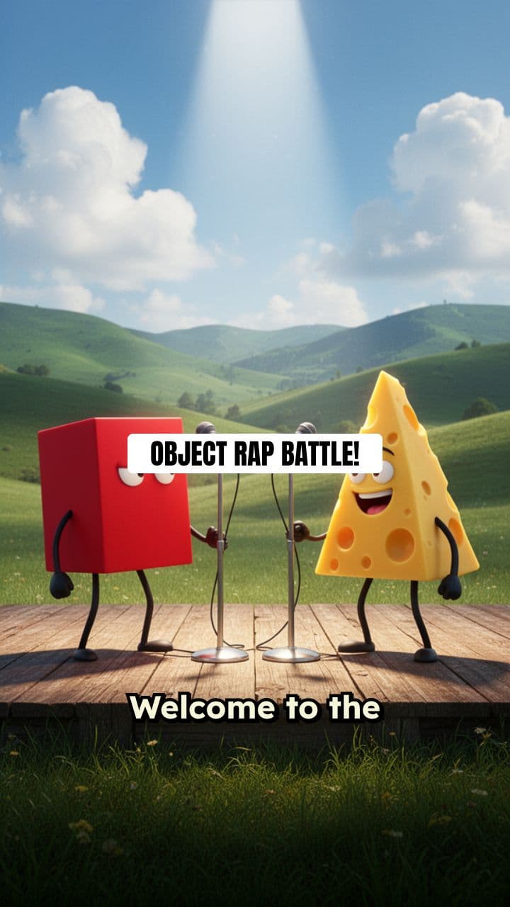 Blocky vs Cheesy Rap Battle