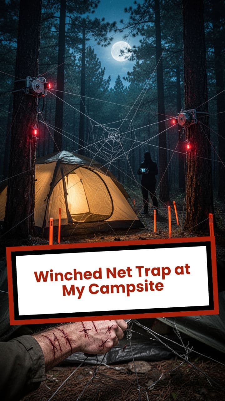 Winched Net Trap at My Campsite