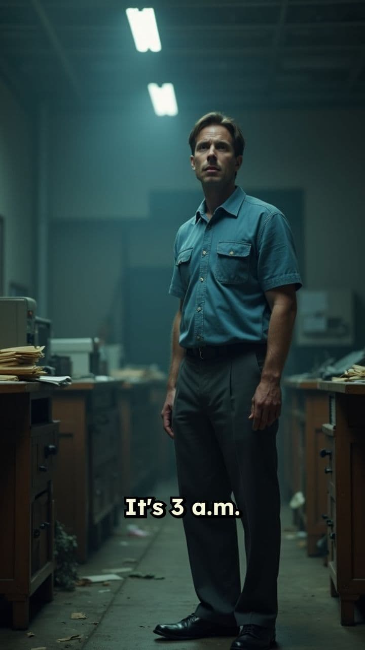 Abandoned Office at 3 AM