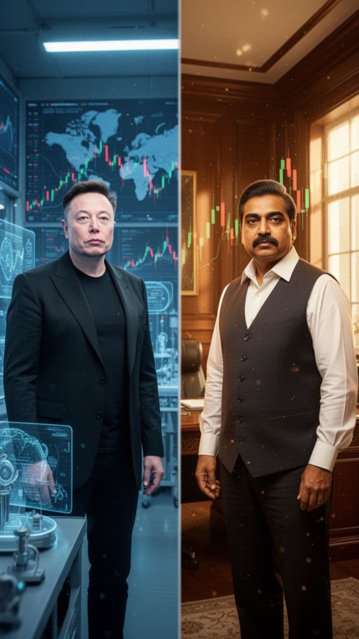 इलॉन मस्क बनाम मुकेश अंबानी: वेल्थ फेस-ऑफ