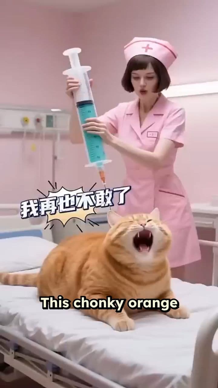 Chonky Cat's Dramatic Vet Visit