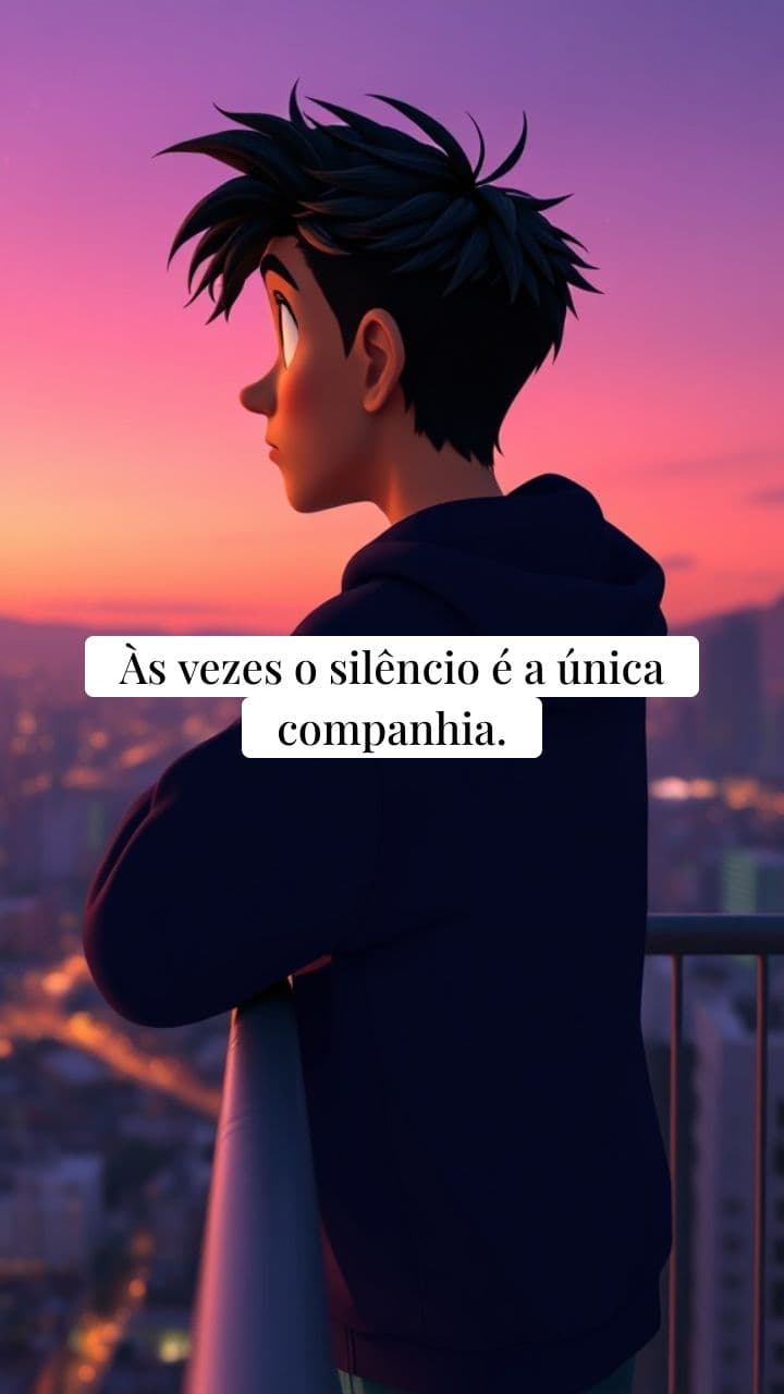 Solidão Poética - Estilo Anime