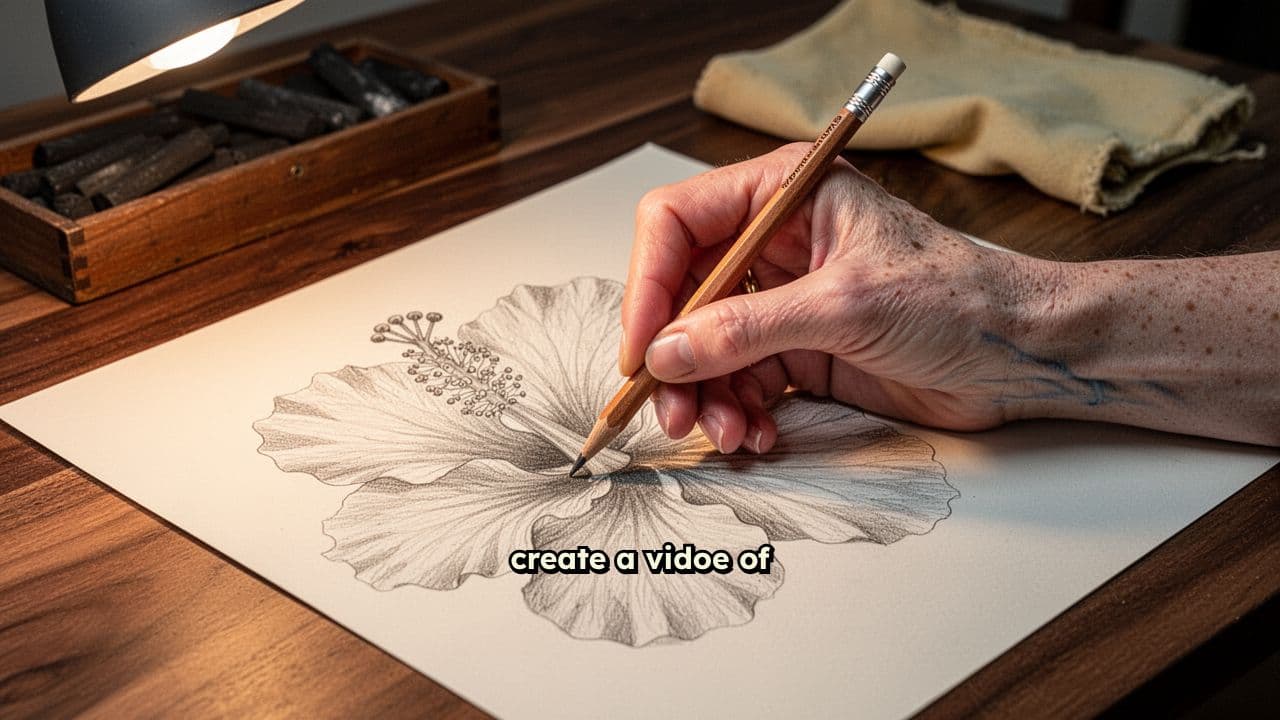 From Single Flower to Basket Drawing