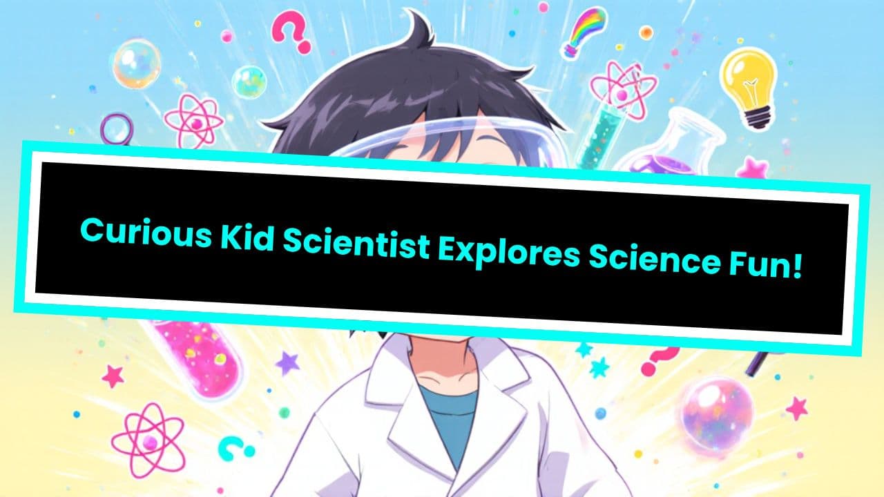 Curious Kid Scientist Explores Science Fun!