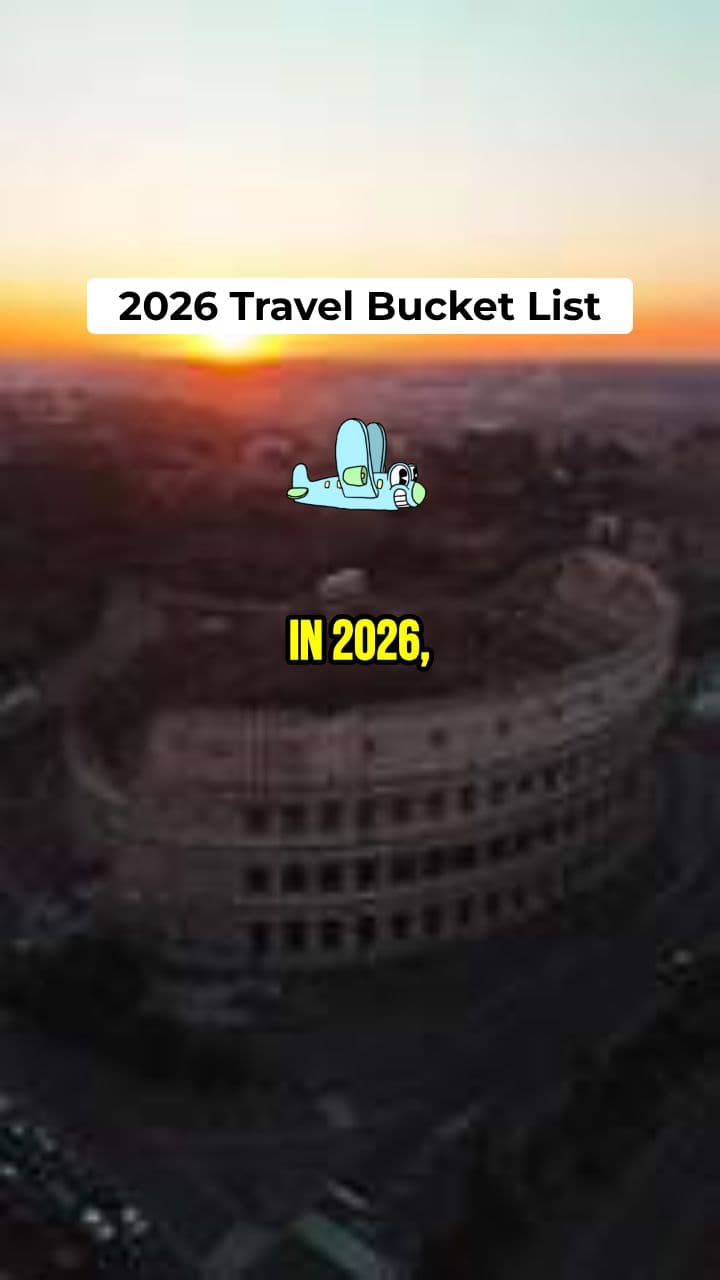 2026 Travel Bucket List - Classics and Underdogs