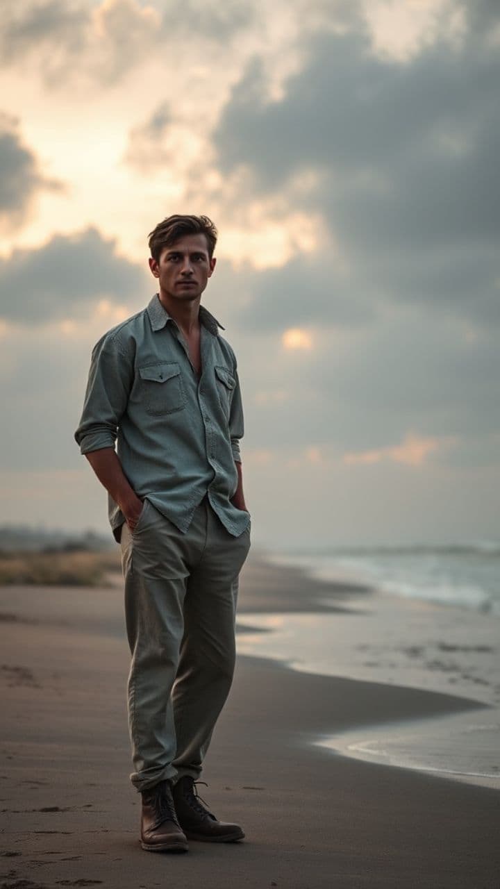 Traces dans le sable des dunes