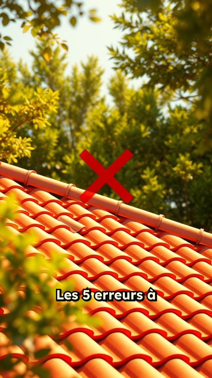 Erreurs à éviter pour nettoyer sa toiture