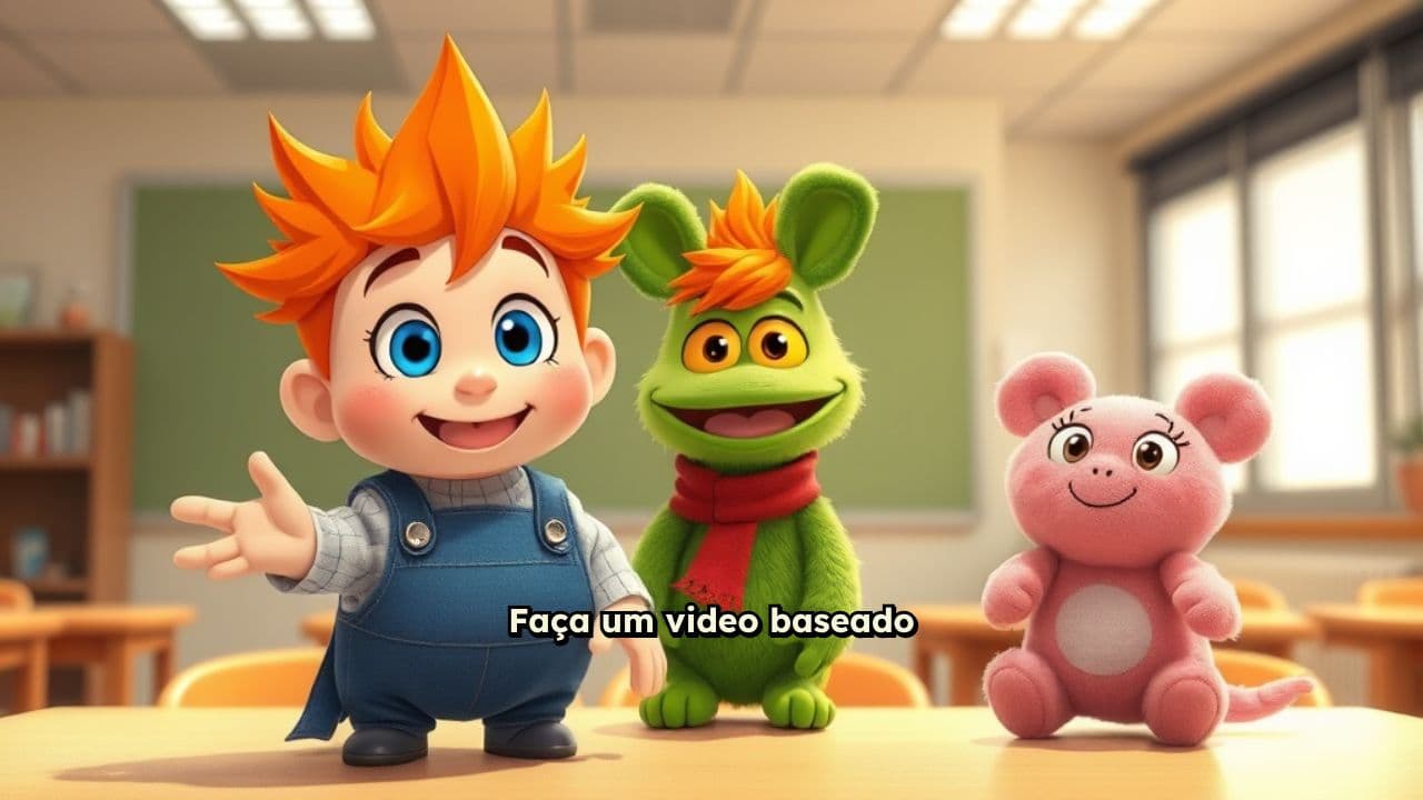 Vídeo Educativo com Bonecos