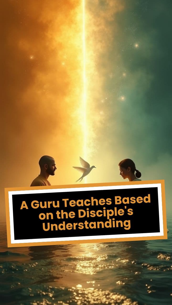 A Guru Teaches Based on the Disciple's Understanding