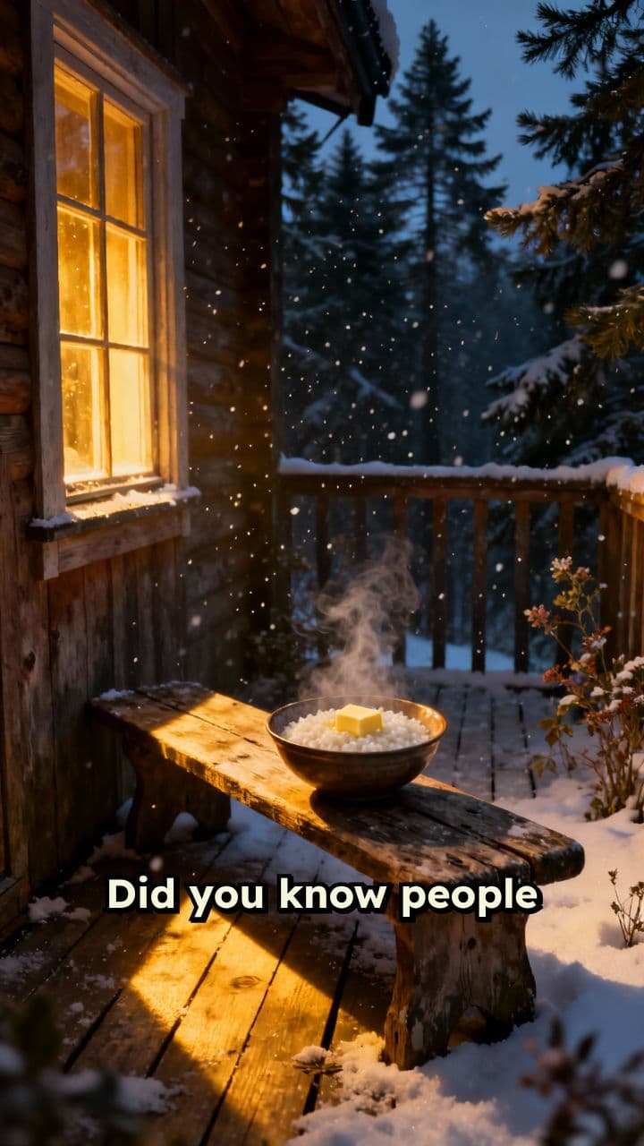 Christmas Porridge for the Nisse