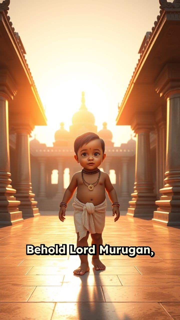 Child Murugan's Divine Steps