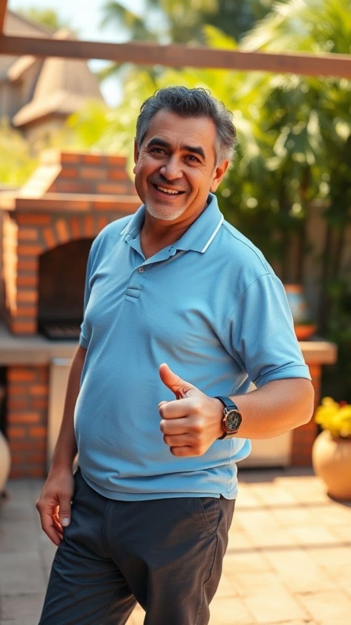 Maradona Saluda a Mario el Grosso